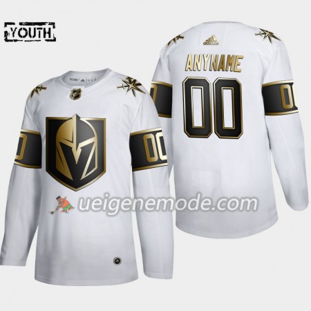 Kinder Eishockey Vegas Golden Knights Trikot Custom Adidas 2019-2020 Golden Edition Weiß Authentic